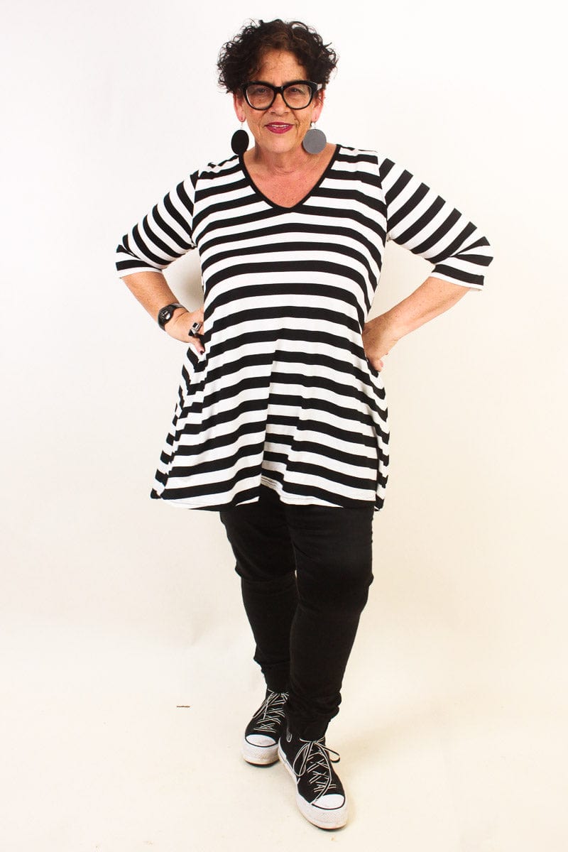 TCD TCD Evie Tee - Stripes Shop