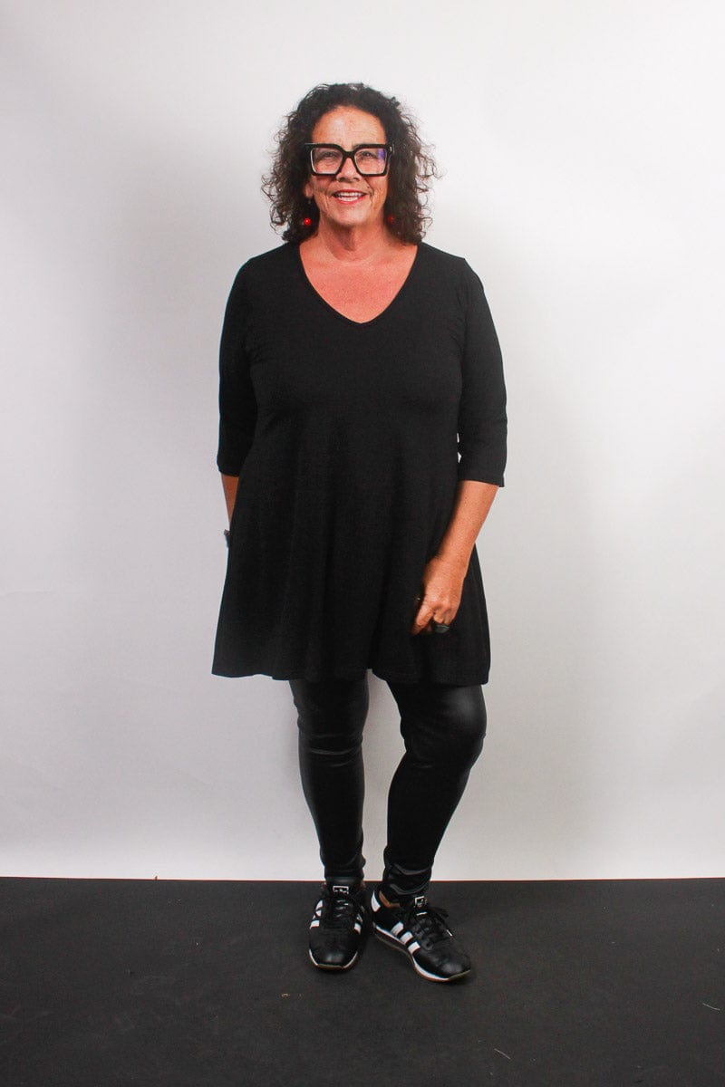 TCD TCD Evie Tee (T-Shirt) - Black Shop