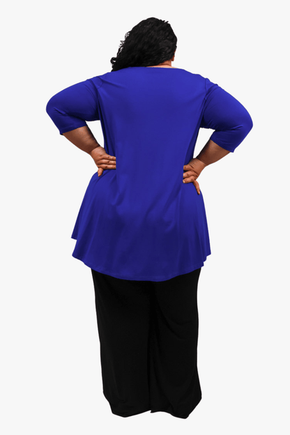 TCD TCD Evie Tee (T-Shirt) - Cobalt Blue Shop