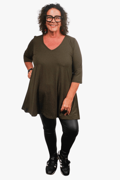 TCD TCD Evie Tee (T-Shirt) - Khaki Shop