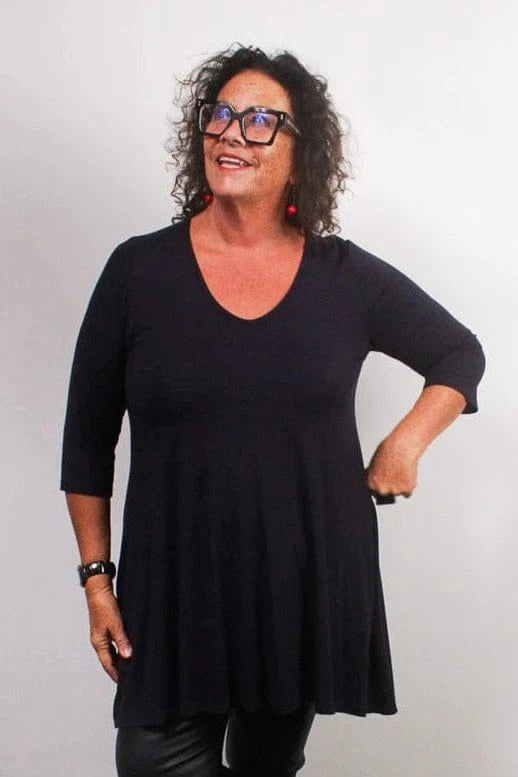 TCD TCD Evie Tee (T-Shirt) - Navy Shop