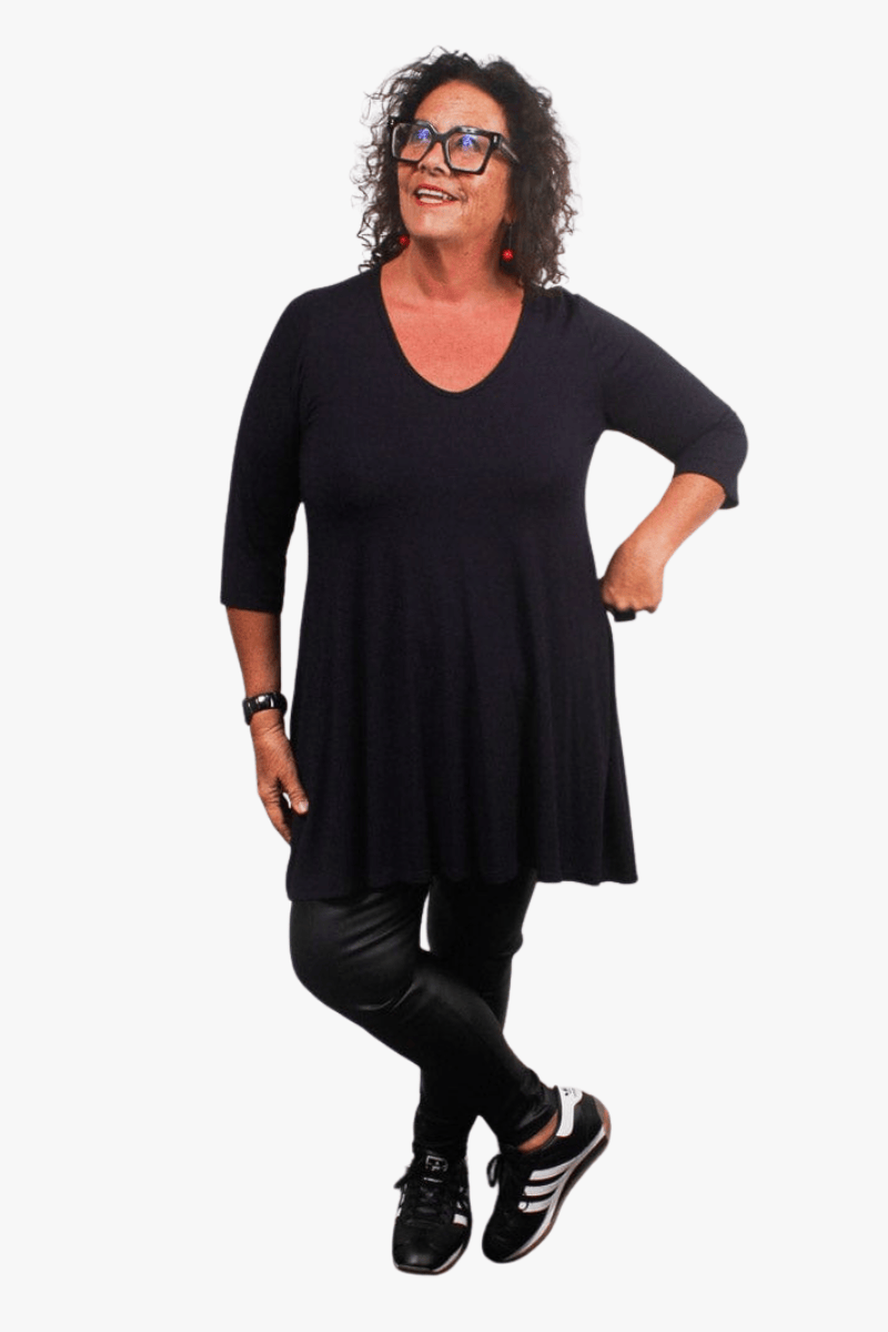 TCD TCD Evie Tee (T-Shirt) - Navy Shop