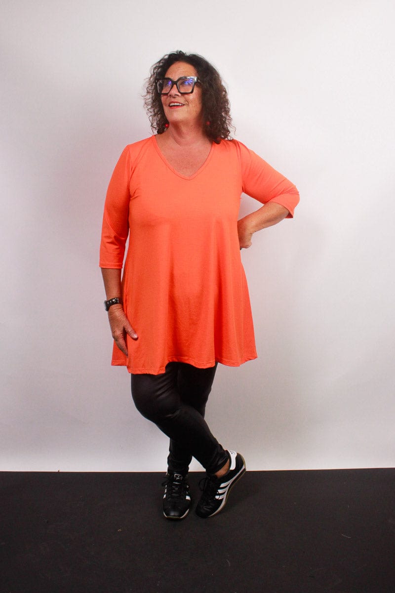 TCD TCD Evie Tee (T-Shirt) - Orange Shop