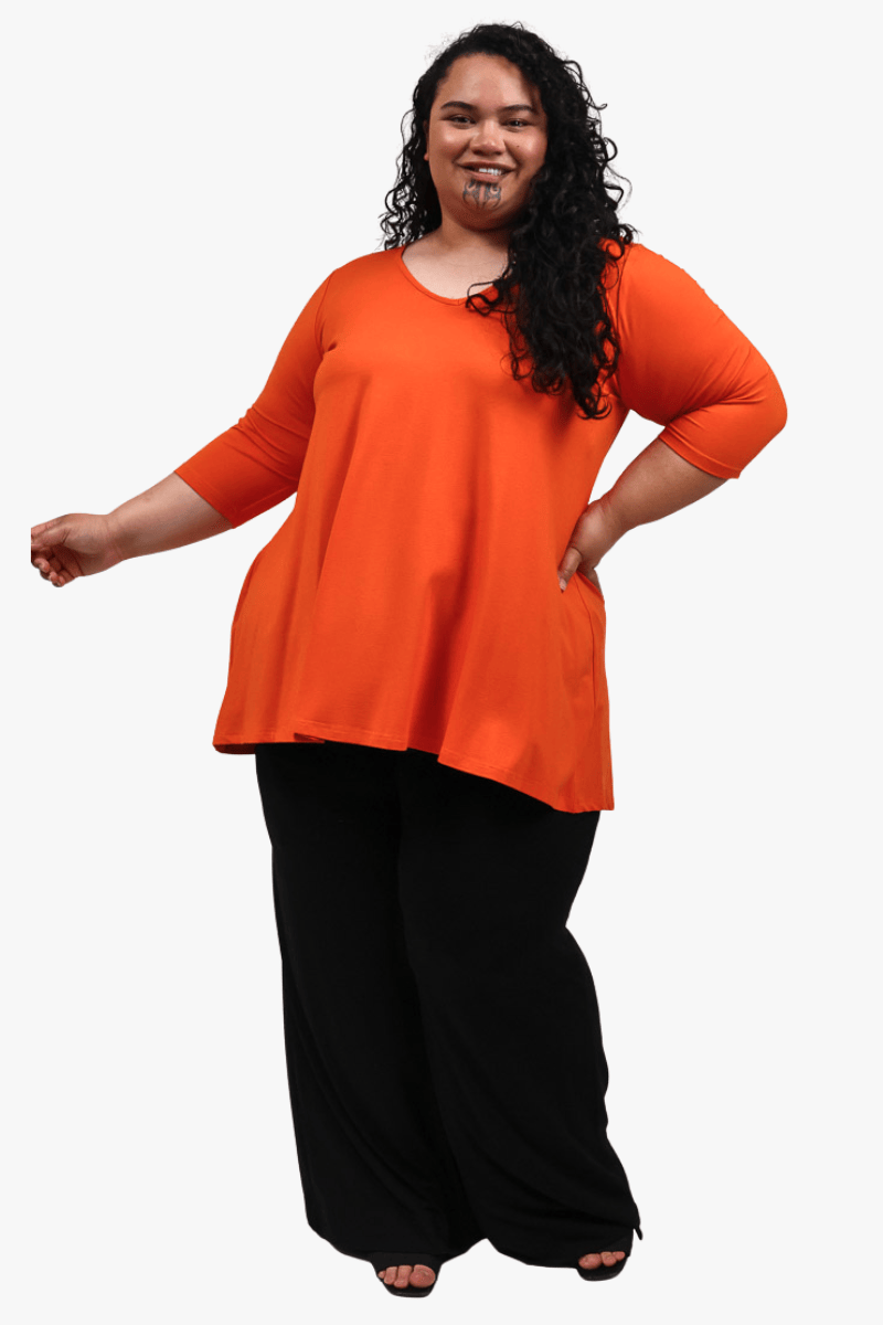 TCD TCD Evie Tee (T-Shirt) - Orange Shop