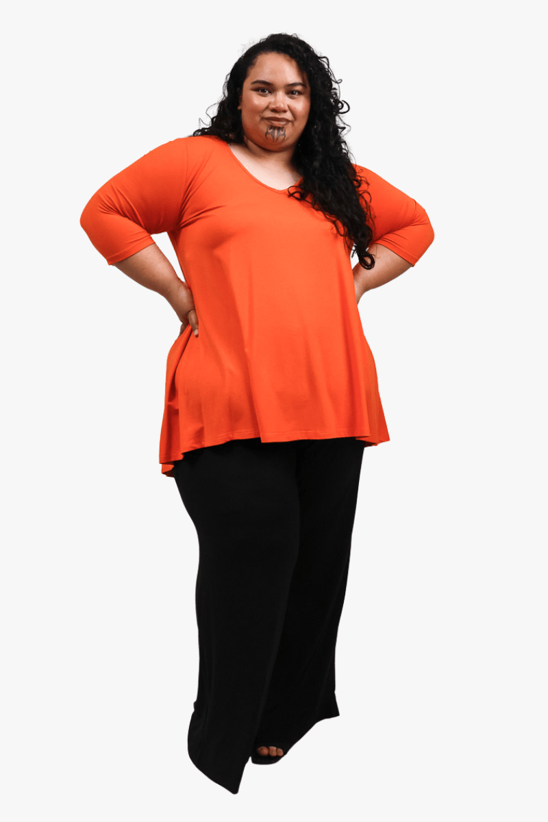 TCD TCD Evie Tee (T-Shirt) - Orange Shop