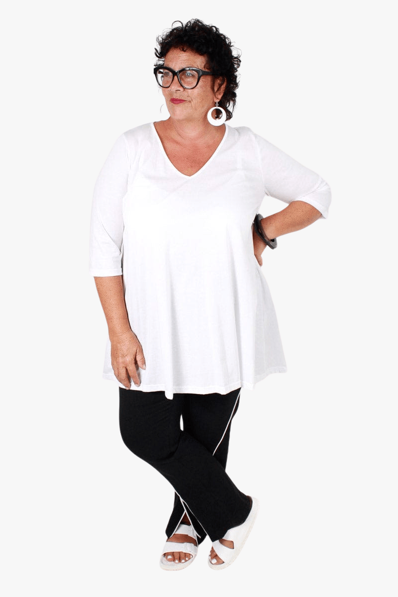 TCD TCD Evie Tee (T-Shirt) - White Shop