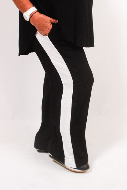 TCD TCD EXCLUSIZE Athleisure Pant - Black/White Stripe Shop