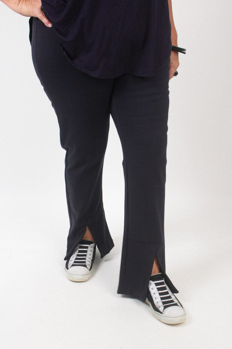 TCD TCD Flared Split Pant - Navy Shop