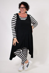TCD TCD Leggings - Big Stripe B&W Shop