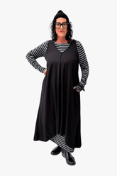 TCD TCD Long Athena Dress - Black Shop