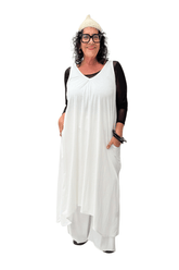 TCD TCD Long Athena Dress - Cream Shop