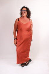 TCD TCD Long Bias Slip - Copper Satin Shop