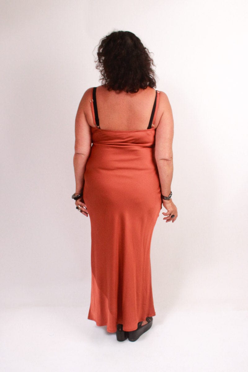 TCD TCD Long Bias Slip - Copper Satin Shop