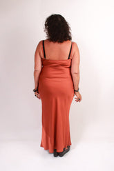 TCD TCD Long Bias Slip - Copper Satin Shop