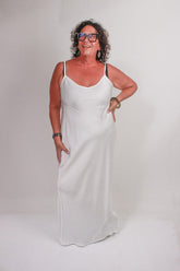 TCD TCD Long Bias Slip - Cream Shop