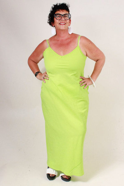 TCD TCD Long Bias Slip - Lime Shop