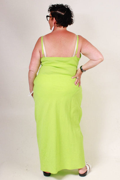 TCD TCD Long Bias Slip - Lime Shop