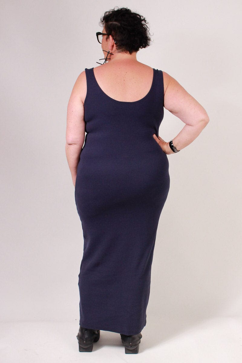 TCD TCD Long La Bella - Navy Rib Shop