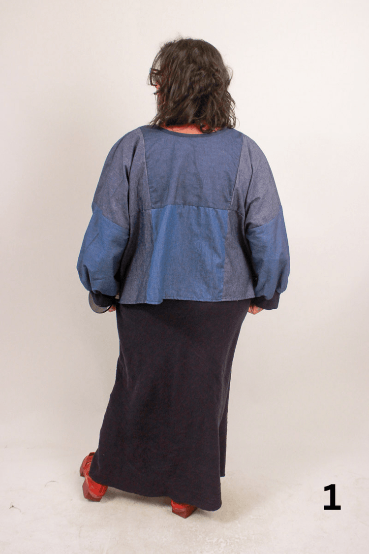 TCD TCD Patchwork Top - Denim Shop