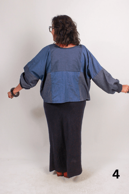 TCD TCD Patchwork Top - Denim Shop