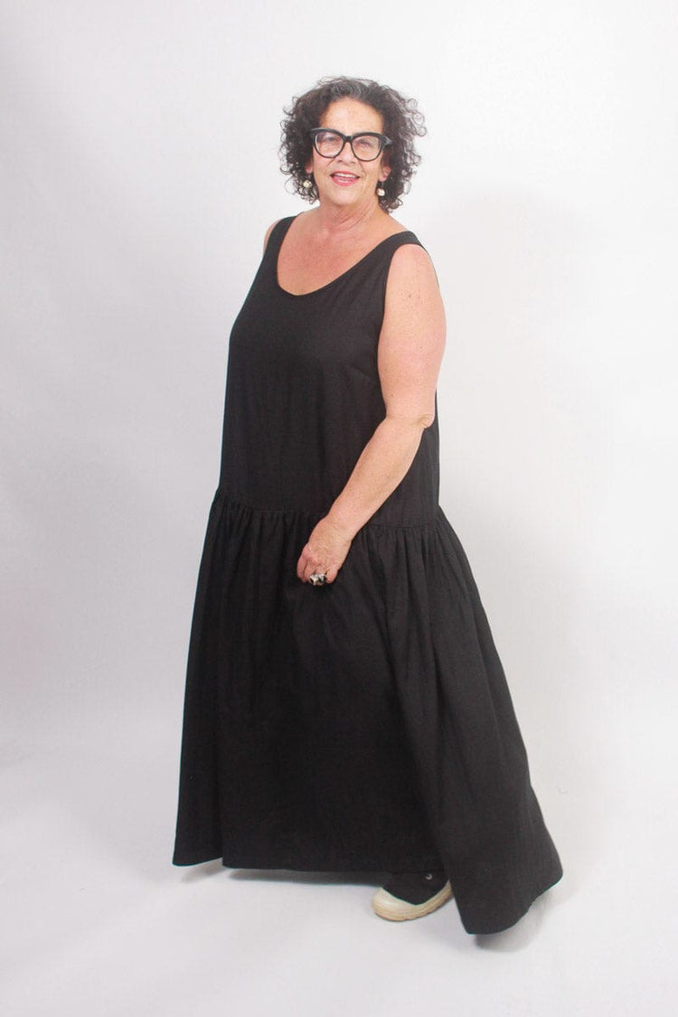 TCD TCD Petticoat - Black Viscose Linen Shop