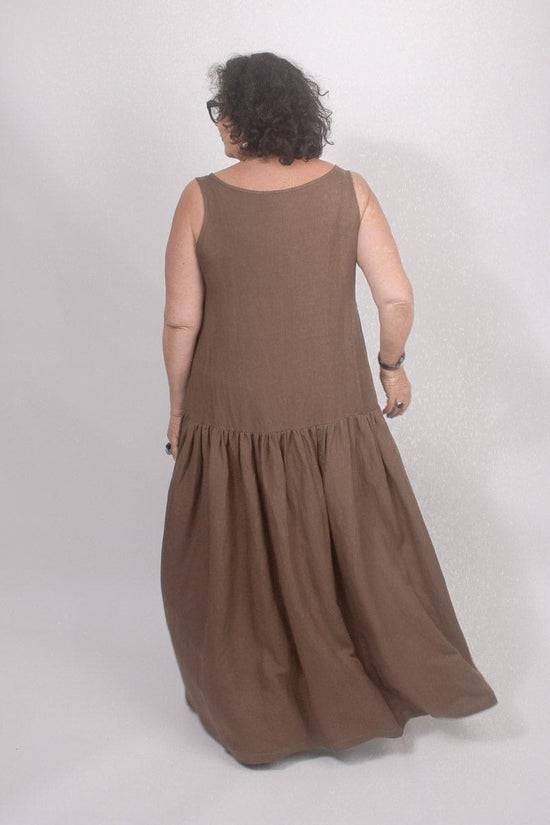 TCD TCD Petticoat - Brown Viscose Linen Shop