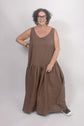 TCD TCD Petticoat - Brown Viscose Linen Shop