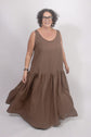 TCD TCD Petticoat - Brown Viscose Linen Shop