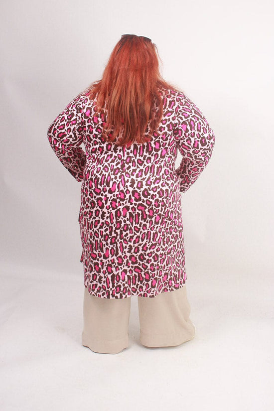 TCD TCD Rosetta Coat - Pink Leopard Shop