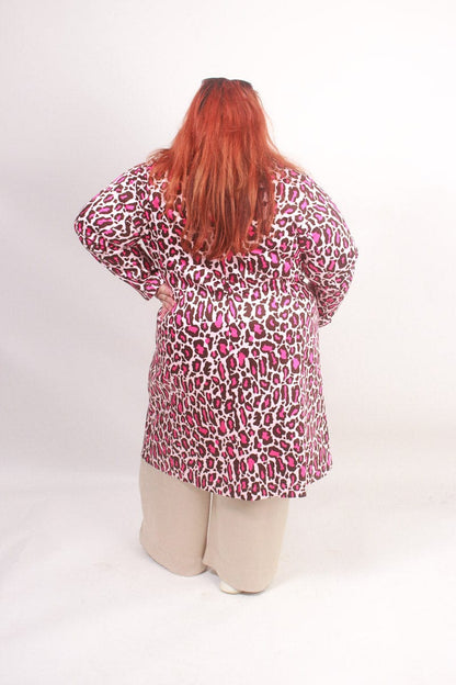 TCD TCD Rosetta Coat - Pink Leopard Shop