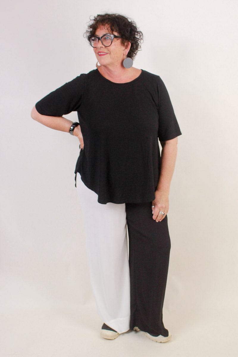 TCD TCD Sadie Pant - Black and Cream Shop
