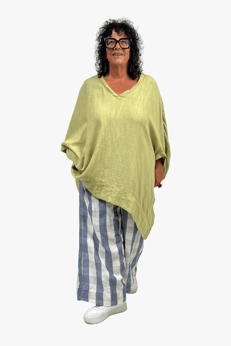 TCD TCD Sadie Pant - Blue Check Shop