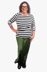 TCD TCD Simply Tee - B/W Stripes Shop