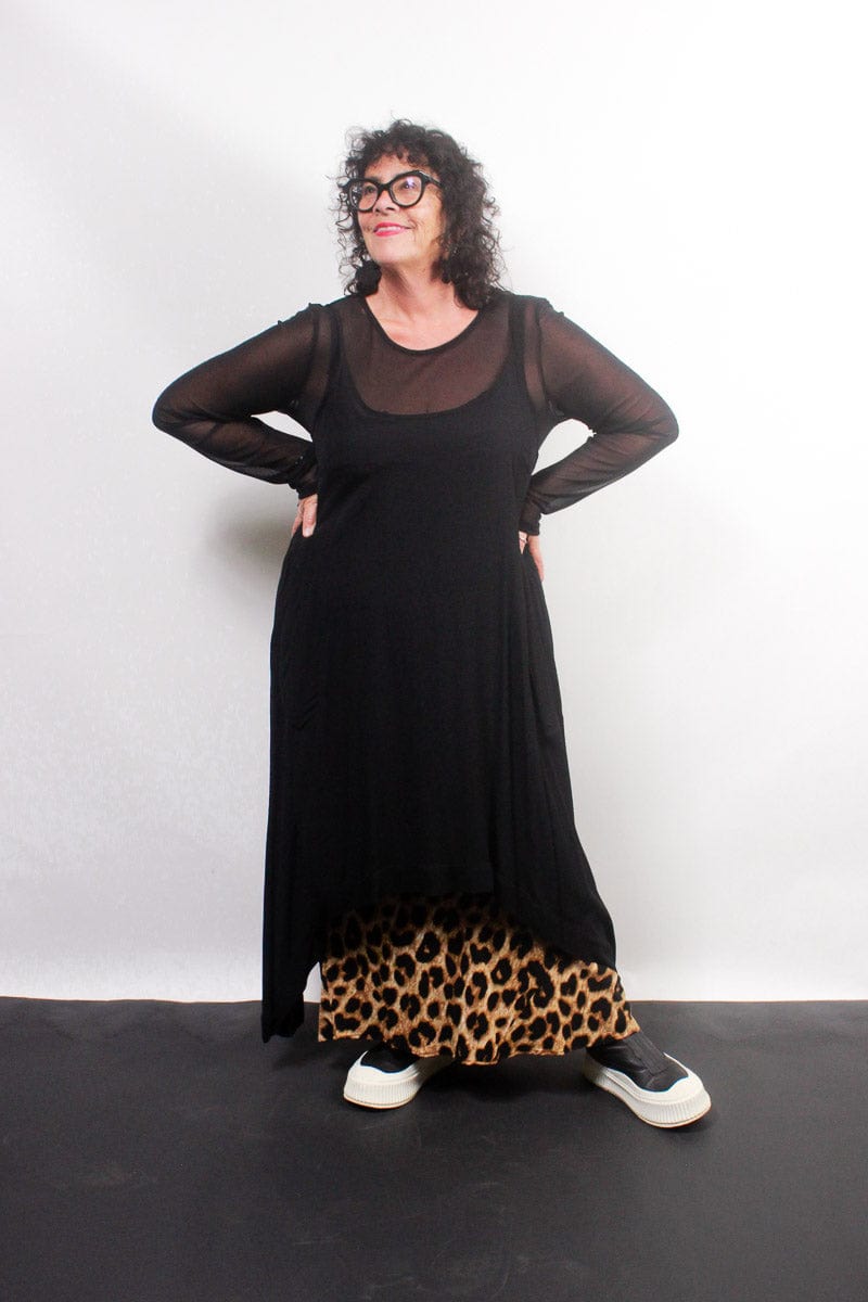 TCD TCD Simply Tee - Black Mesh Shop