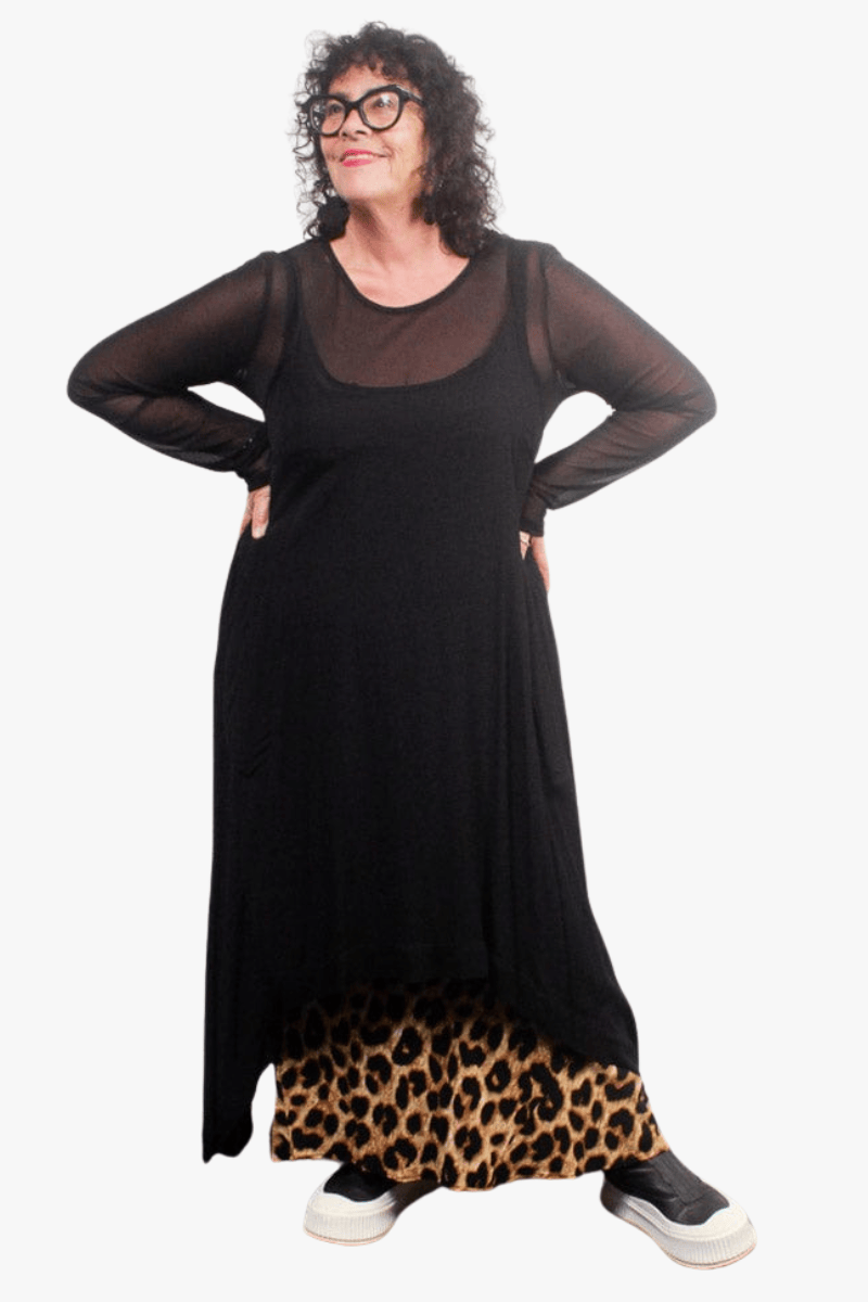 TCD TCD Simply Tee - Black Mesh Shop