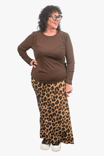 TCD TCD Simply Tee - Brown Mesh Shop