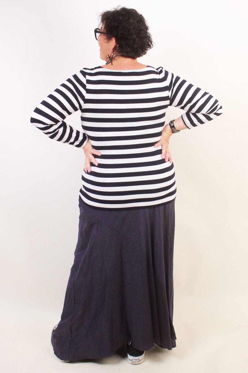 TCD TCD Simply Tee - Navy Stripes Shop