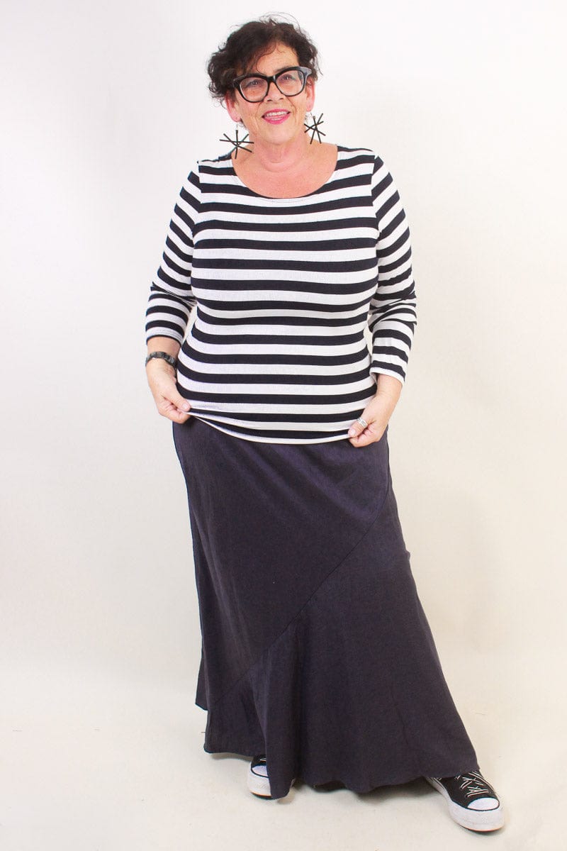 TCD TCD Simply Tee - Navy Stripes Shop