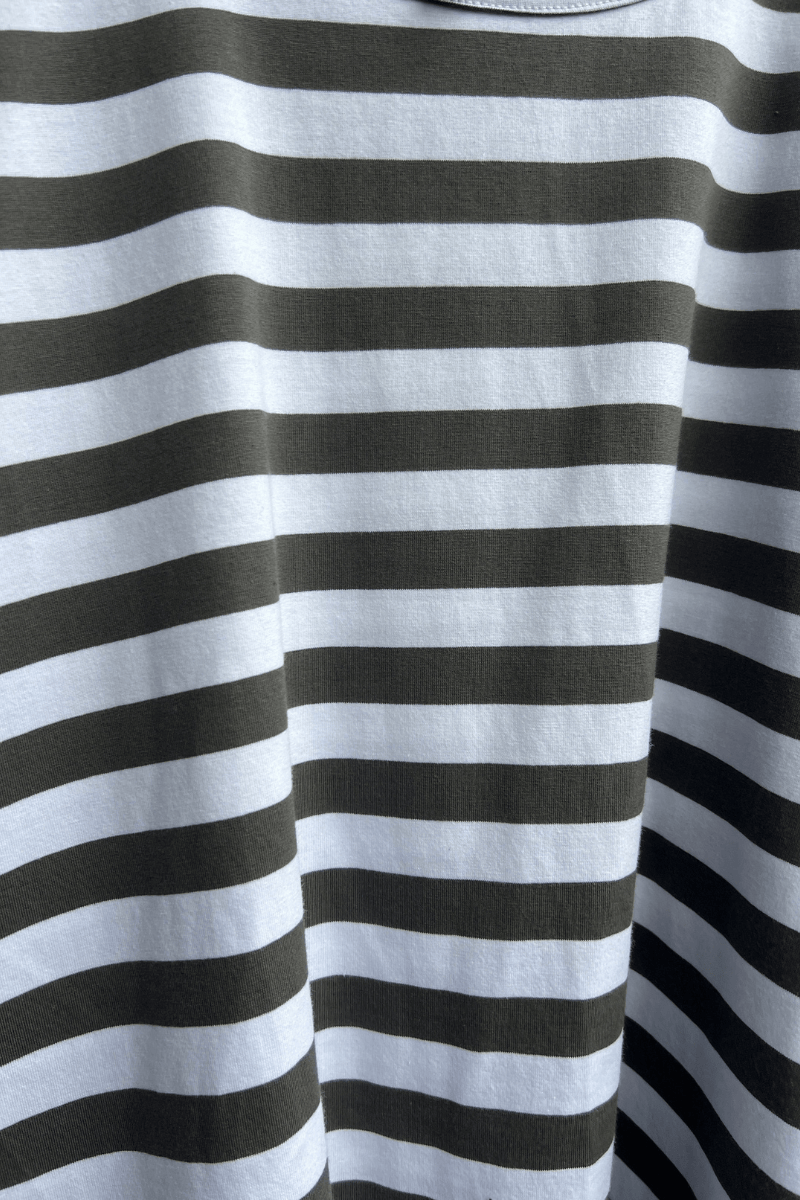 TCD TCD Simply Tee Top - Grey Stripes Shop