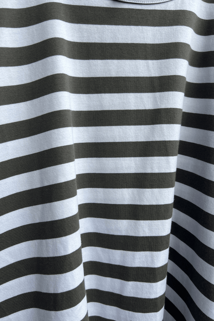 TCD TCD Simply Tee Top - Grey Stripes Shop