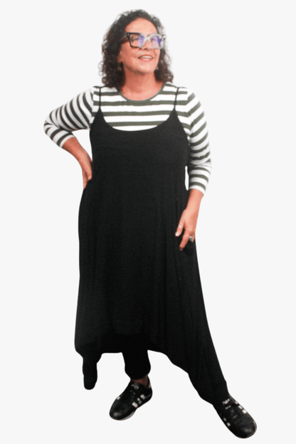 TCD TCD Simply Tee Top - Khaki Stripes Shop