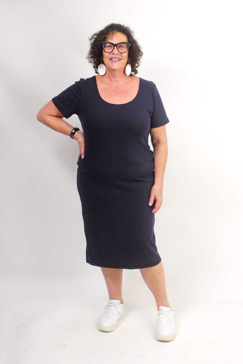 TCD TCD Sleeved La Bella - Navy Rib Shop