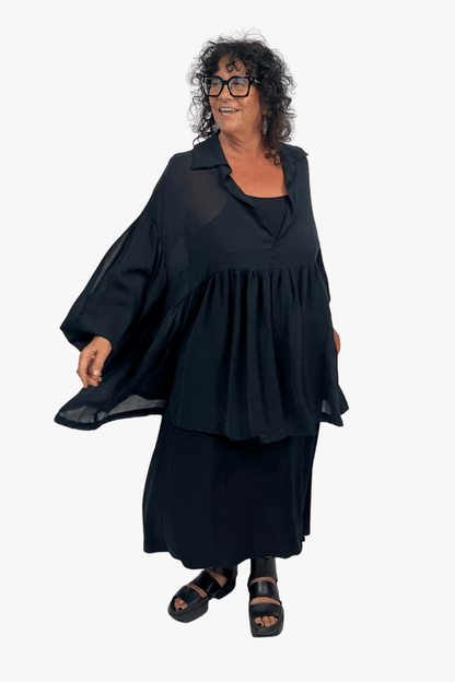 TCD TCD Steph Slip Dress - Black Shop