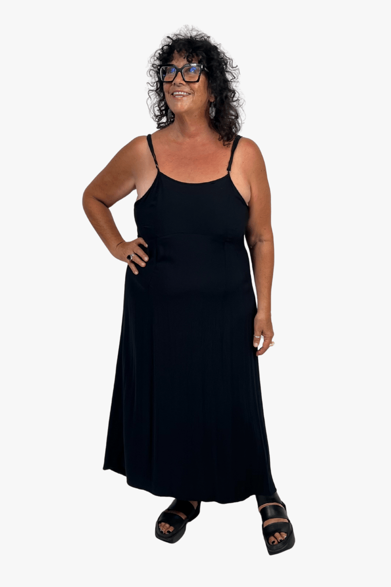 TCD TCD Steph Slip Dress - Black Shop