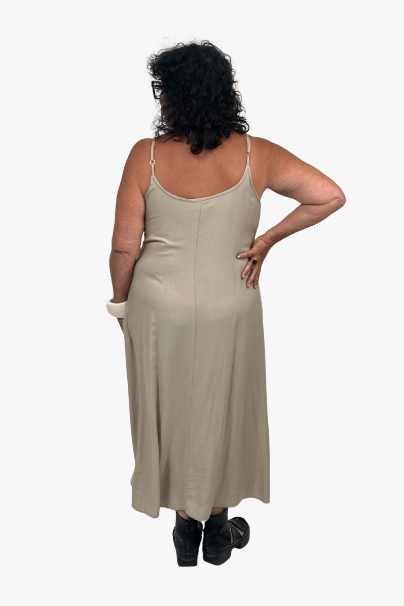 TCD TCD Steph Slip Dress - Sand Shop