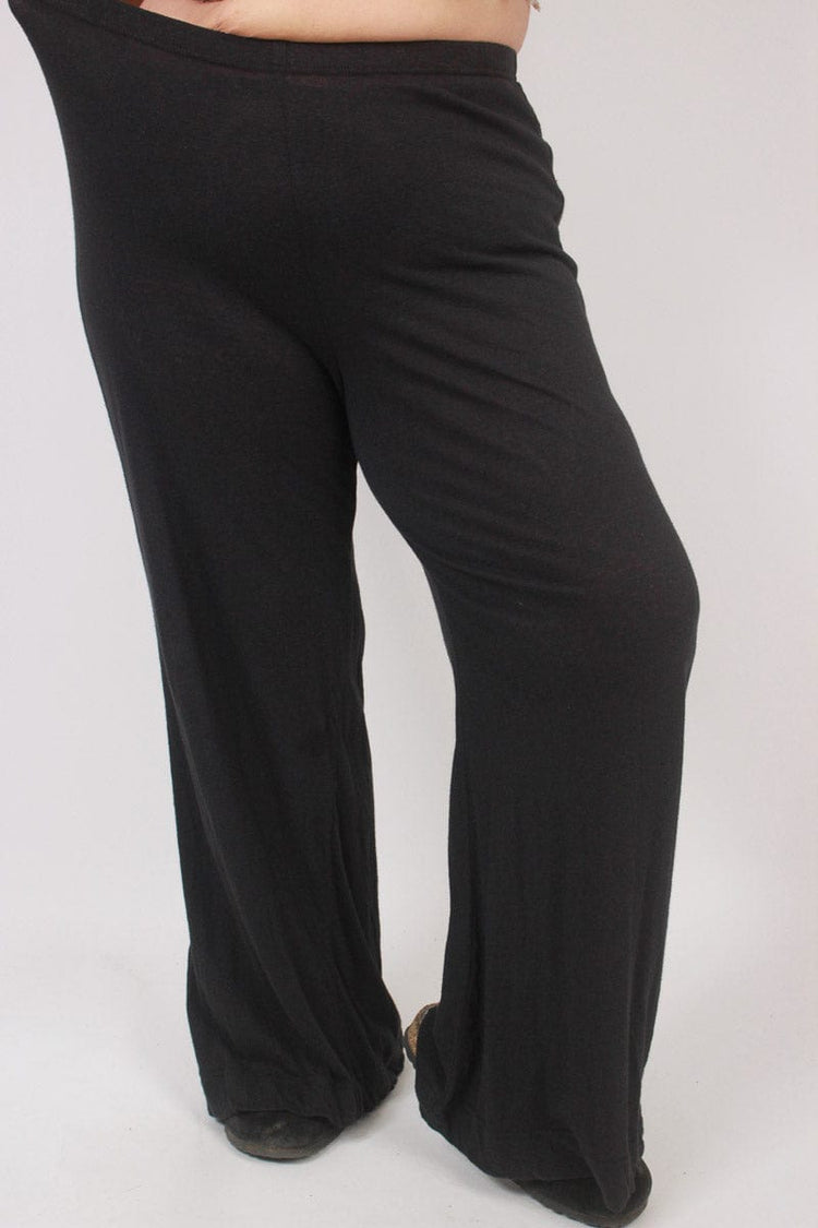 TCD TCD Suzie Wide Leg Pants - Black (Cotton/Linen) Shop