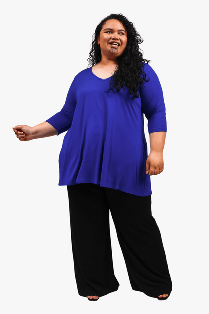 TCD TCD Evie Tee (T-Shirt) - Cobalt Blue Shop XS = 14