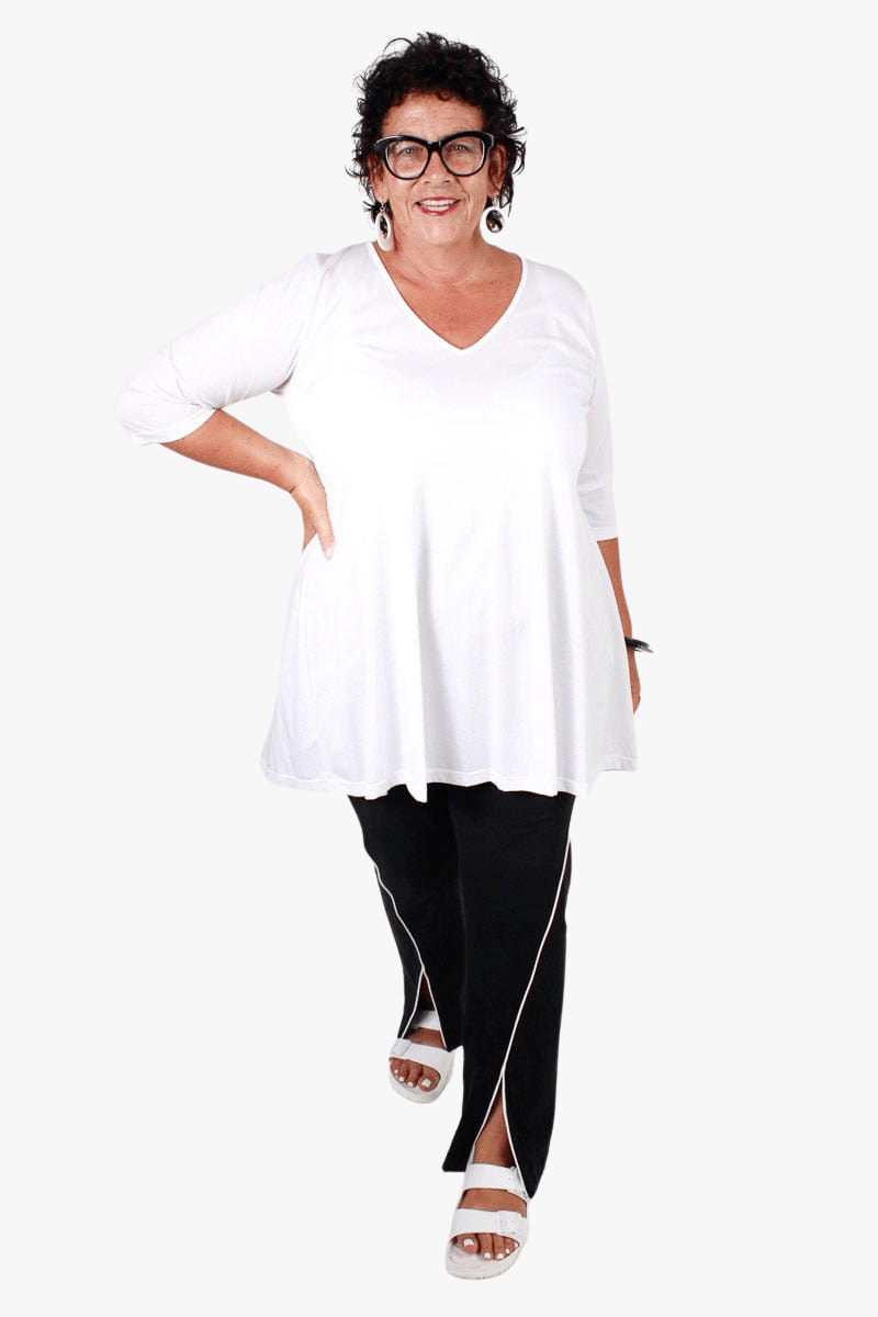 TCD TCD Evie Tee (T-Shirt) - White Shop XS = 14