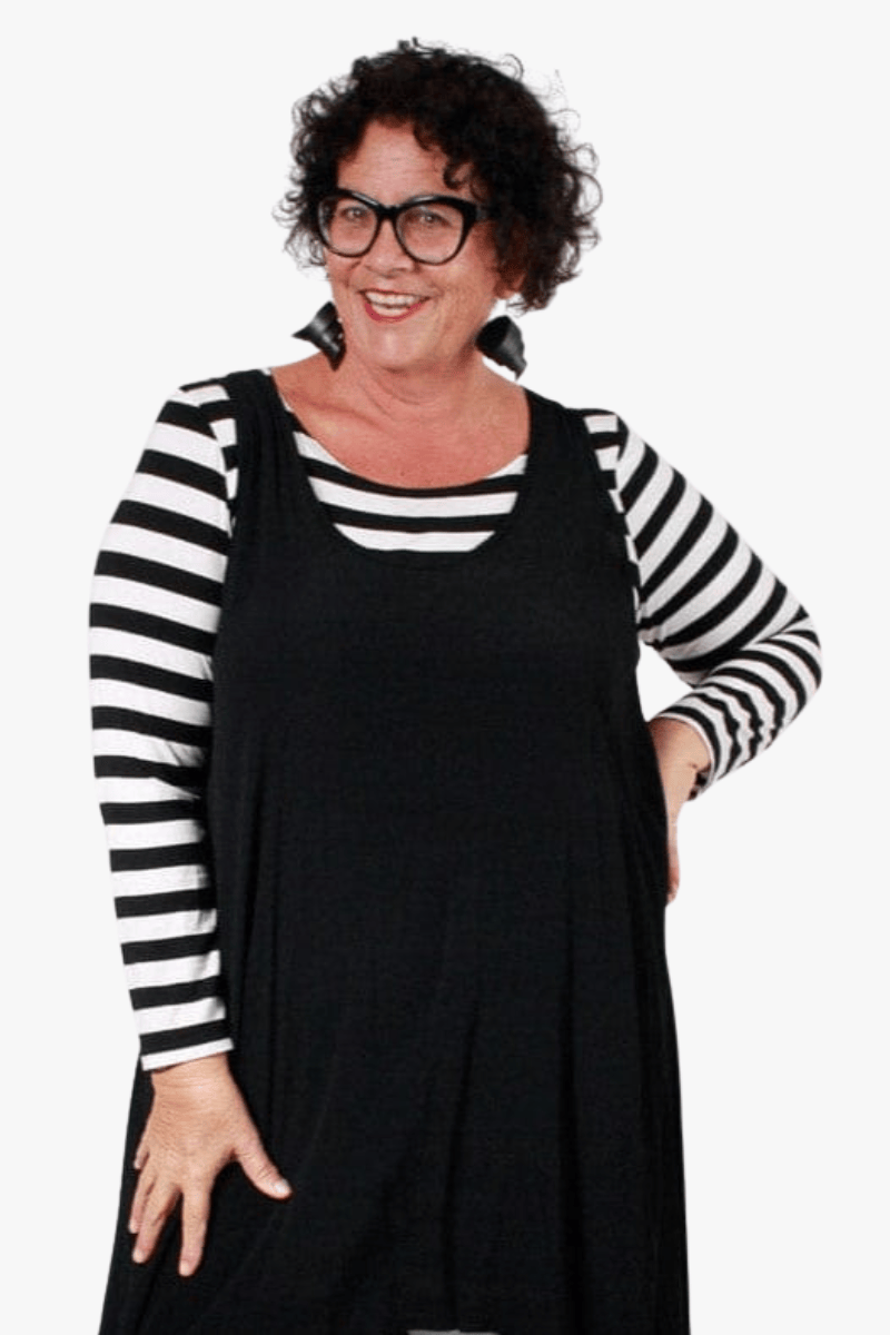 TCD TCD Simply Tee - B/W Stripes Shop XS = 14