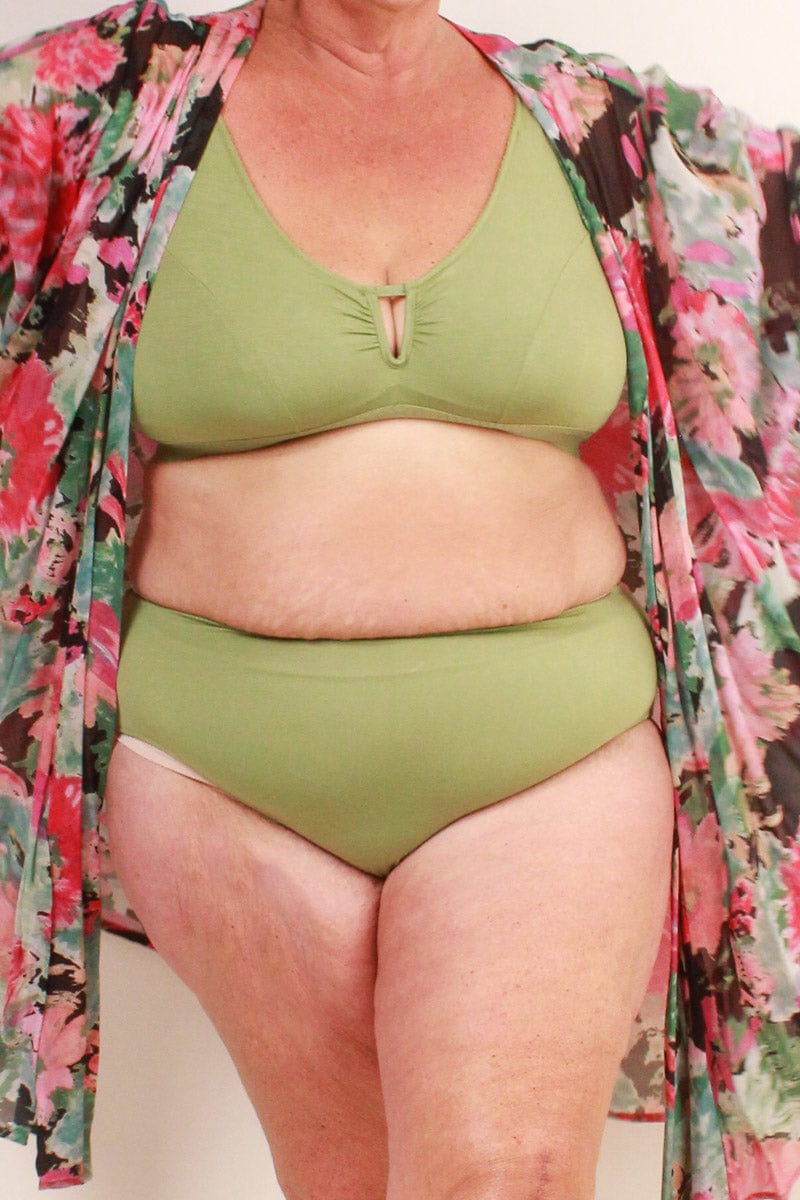 Videris Lingerie Videris Lingerie - Whitney High Waist Knickers Olive Lingerie